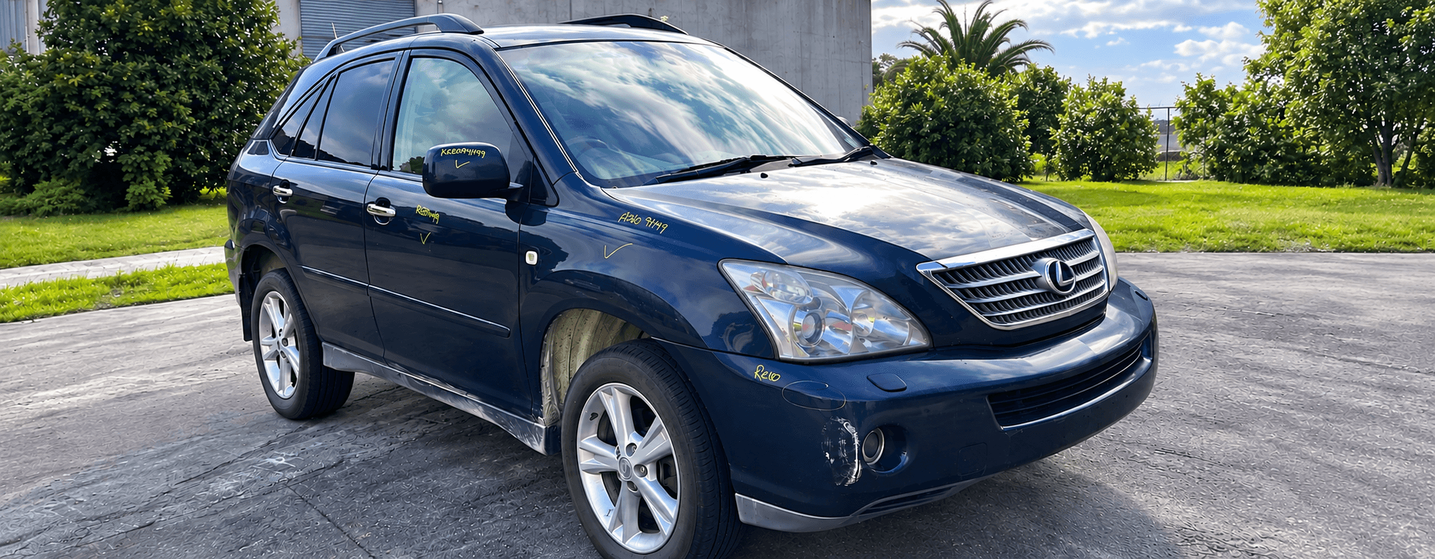 Lexus RX price we paid as car wreckers