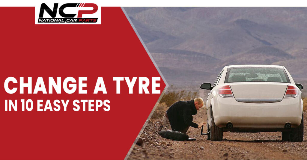 10 easy steps to change a flat tyre